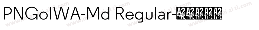 PNGoIWA-Md Regular字体转换